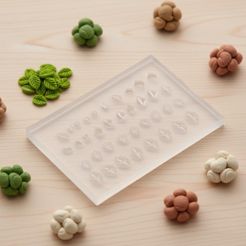 Art Craft With Leaves - 3D Mold Silicone Nail Art Decorations