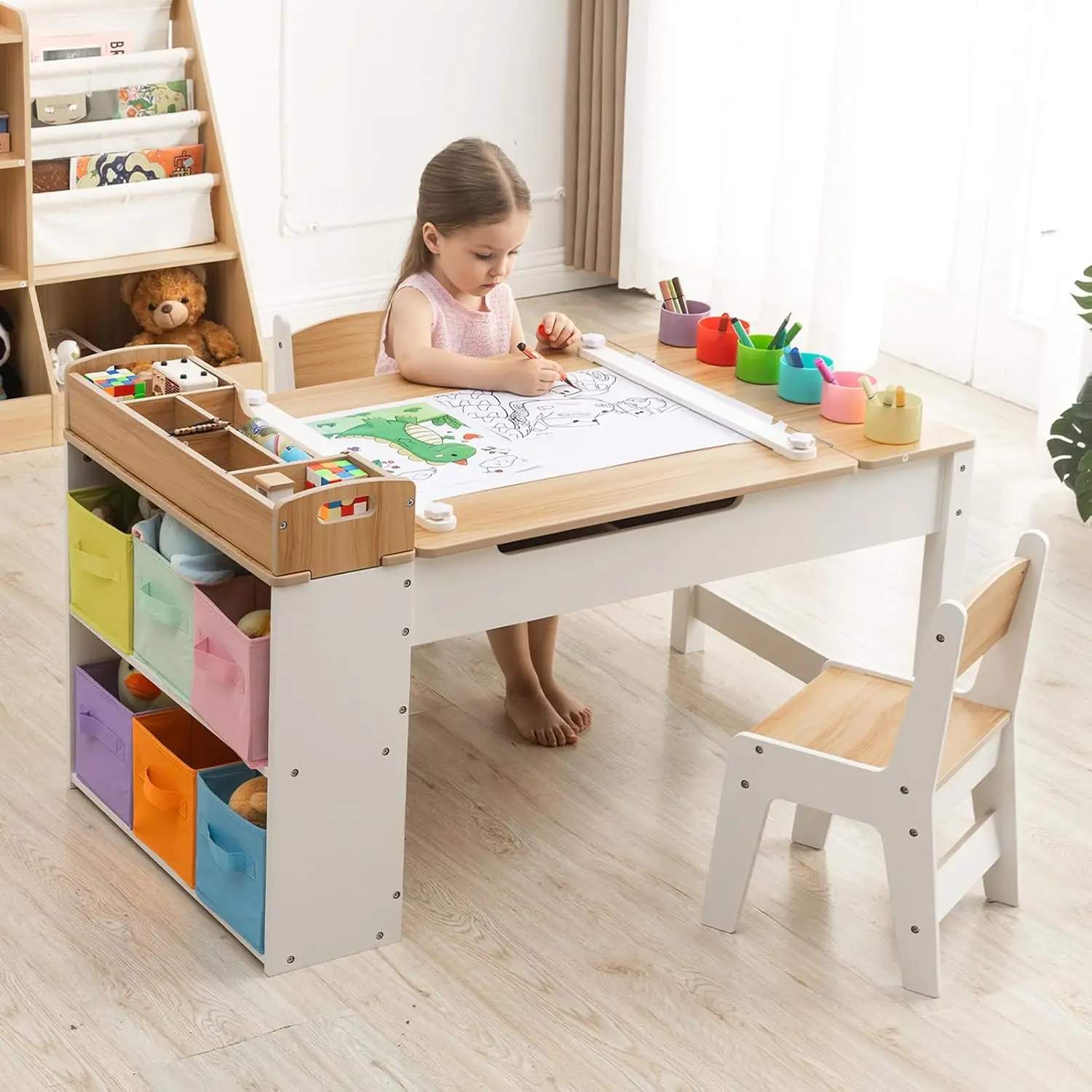 Art Craft Toddler - Kids Art Table and Chair Set