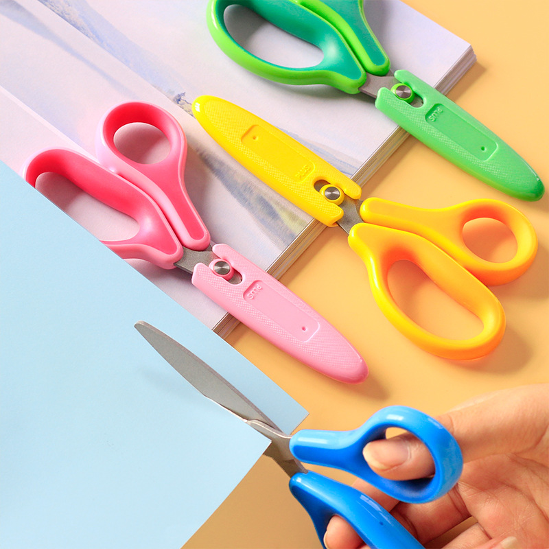 Art Craft Toddler - Kids Safety Scissors with Protective Cover,