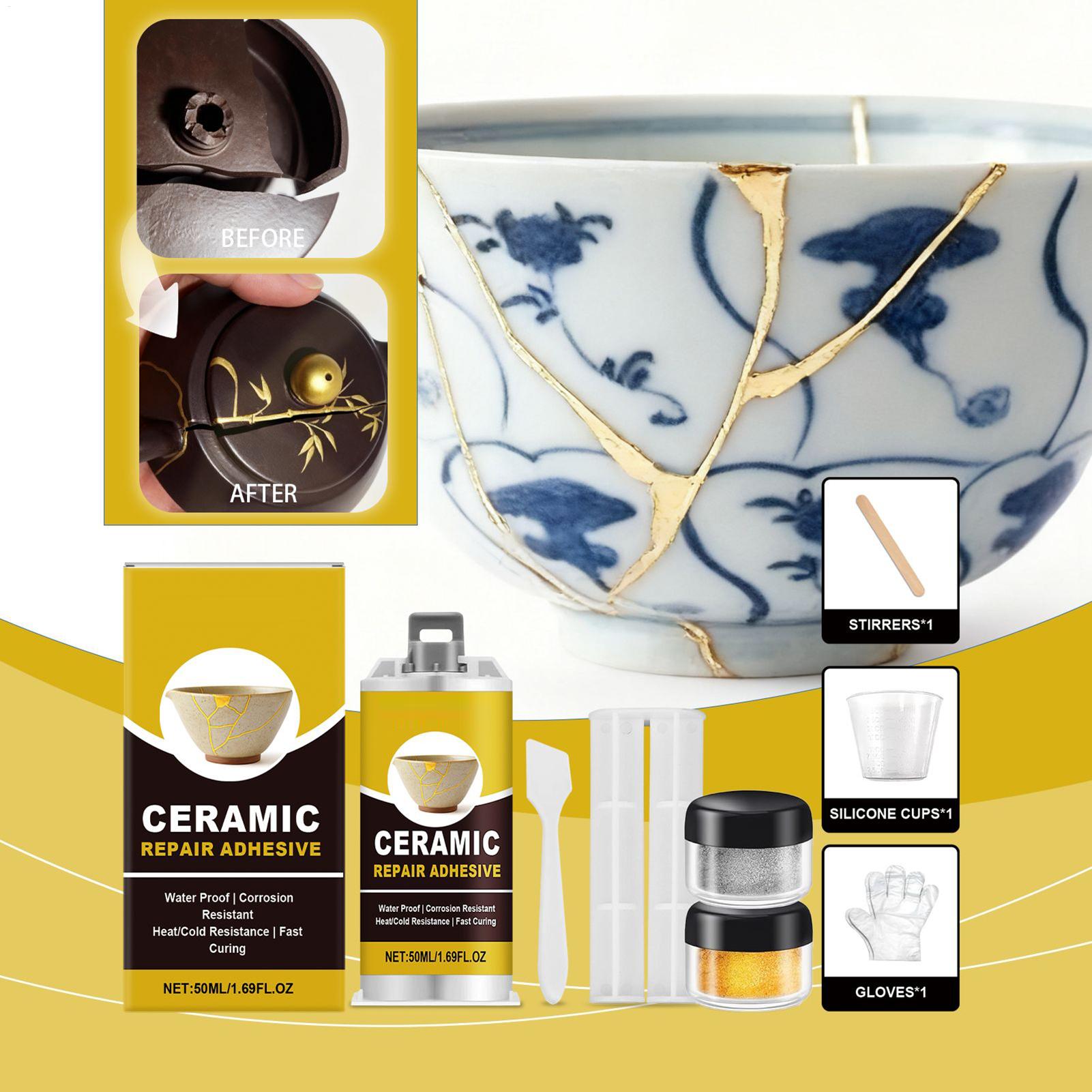Japanese Pottery Gold Repair K - Art Craft Workshop recension och pris