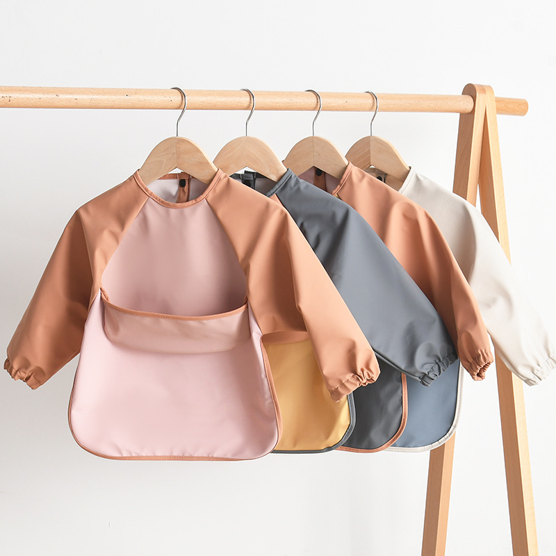 Kids Baby Long Sleeved PU Bibs - Art Craft Toddler recension och pris