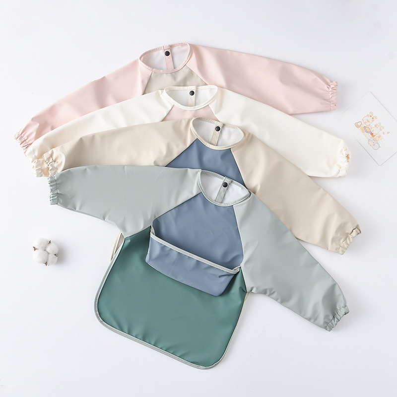 Kids Baby Long Sleeved PU Bibs - Art Craft Toddler recension och pris
