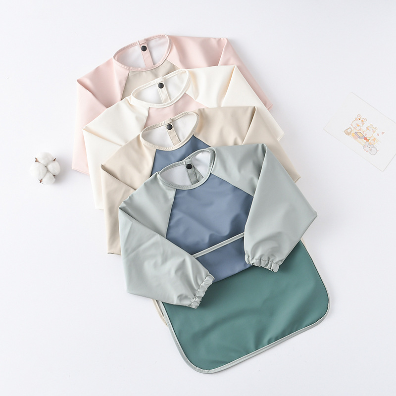 Kids Baby Long Sleeved PU Bibs - Art Craft Toddler recension och pris