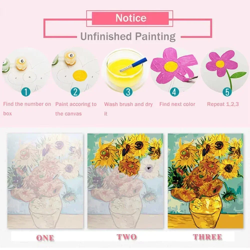 Paint By Numbers Kit for Adult - Art Craft Letter A recension och pris