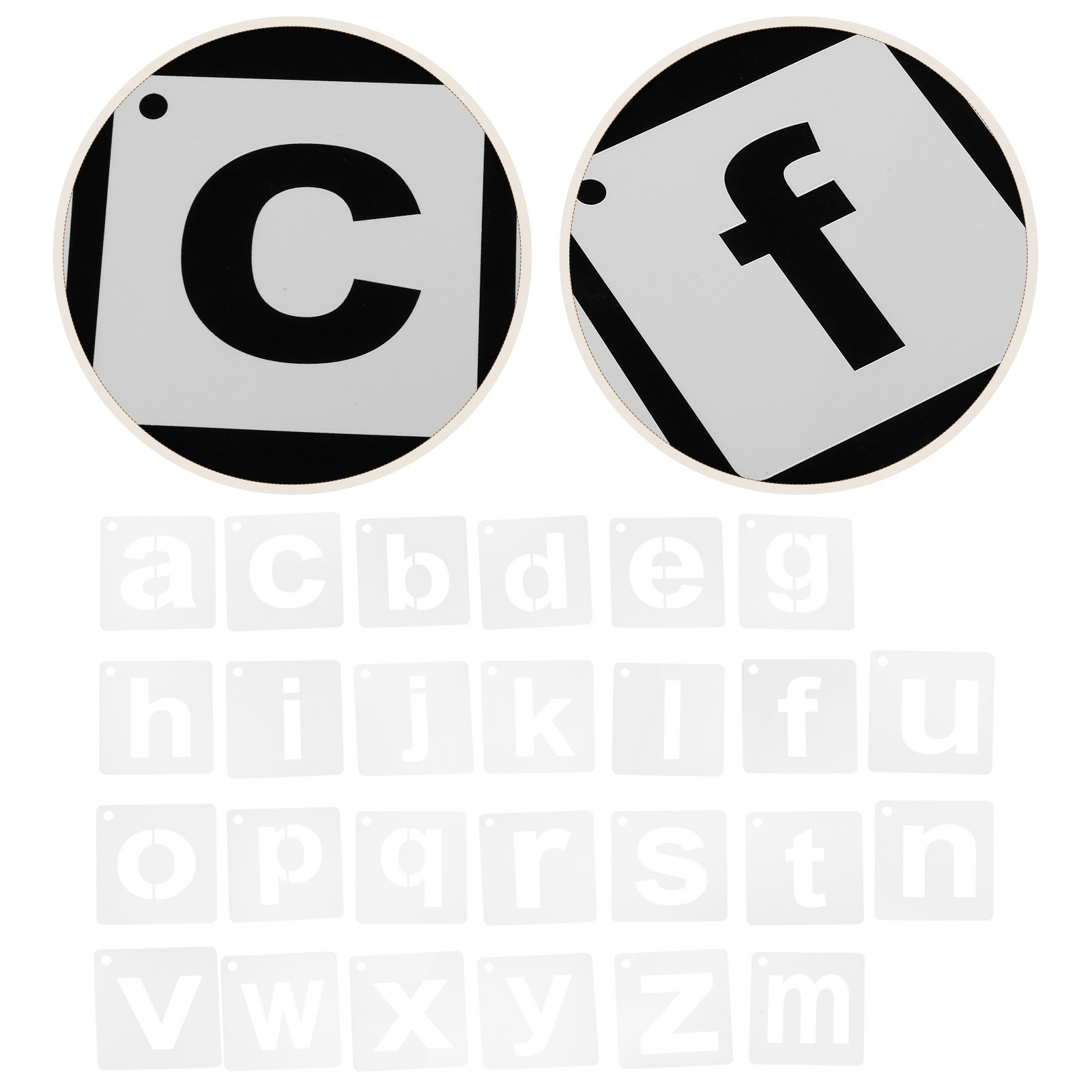 1Set Reusable A-Z Alphabet Ste - Art Craft Letter A recension och pris