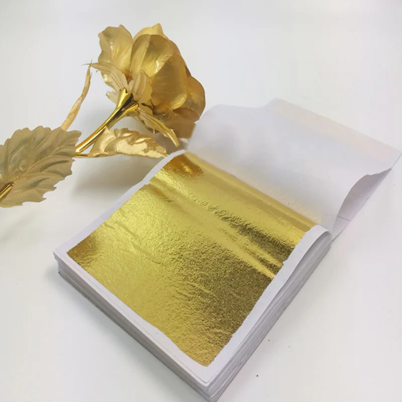 100Pcs Imitation Gold Sliver C - Art Craft With Leaves recension och pris