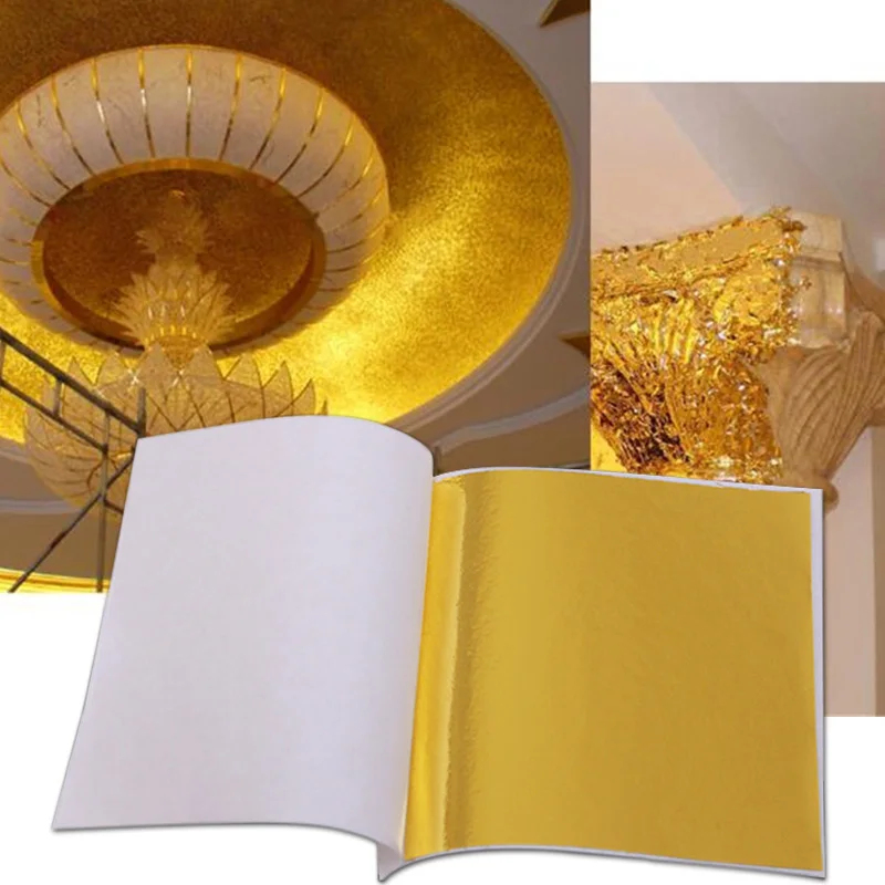 100Pcs Imitation Gold Sliver C - Art Craft With Leaves recension och pris
