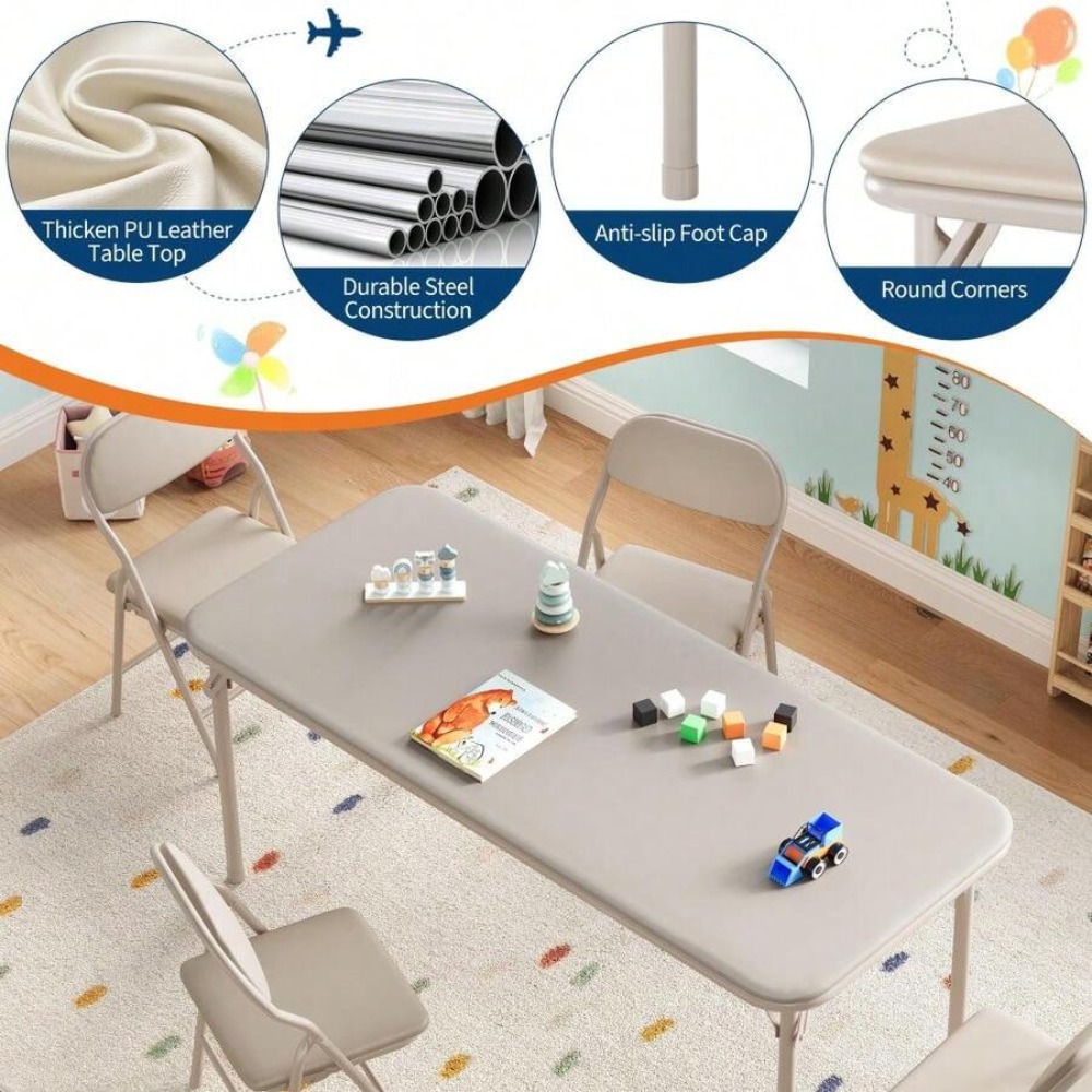 Kids Activity Table Set Foldin - Art Craft Toddler recension och pris