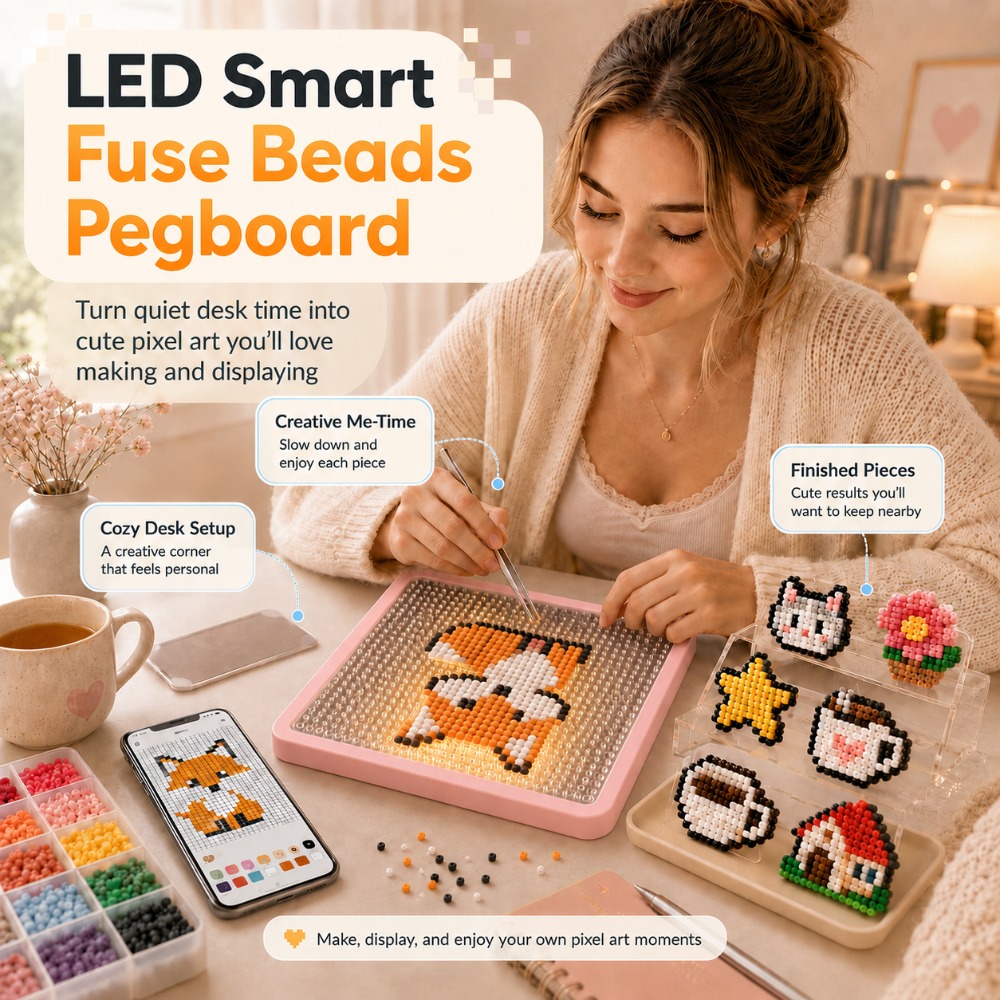 Smart LED Bead Art Board with  - Art Craft App recension och pris
