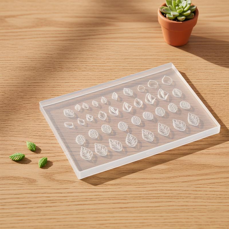 3D Mold Silicone Nail Art Deco - Art Craft With Leaves recension och pris