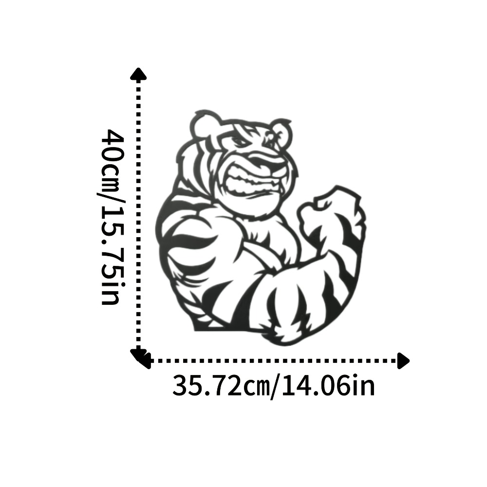 CIFBUY Metal Wall Art Tiger Ir - Art And Craft Jungle recension och pris