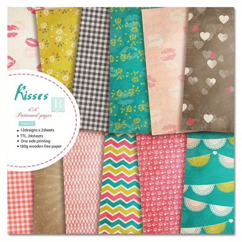 24 Sheets/Set Red Lips Kisses  - Art Craft Background recension och pris