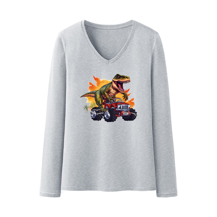 Big Truck Dinosaur Iron On Pat - Art Craft Dinosaurs recension och pris