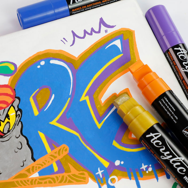 10 Colors Jumbo Permanent Colo - Art Craft Jumbo recension och pris