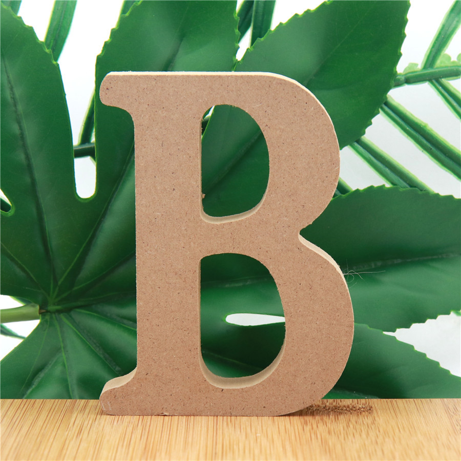 1pc 10cm Wood Color Wooden Let - Art Craft Letter A recension och pris