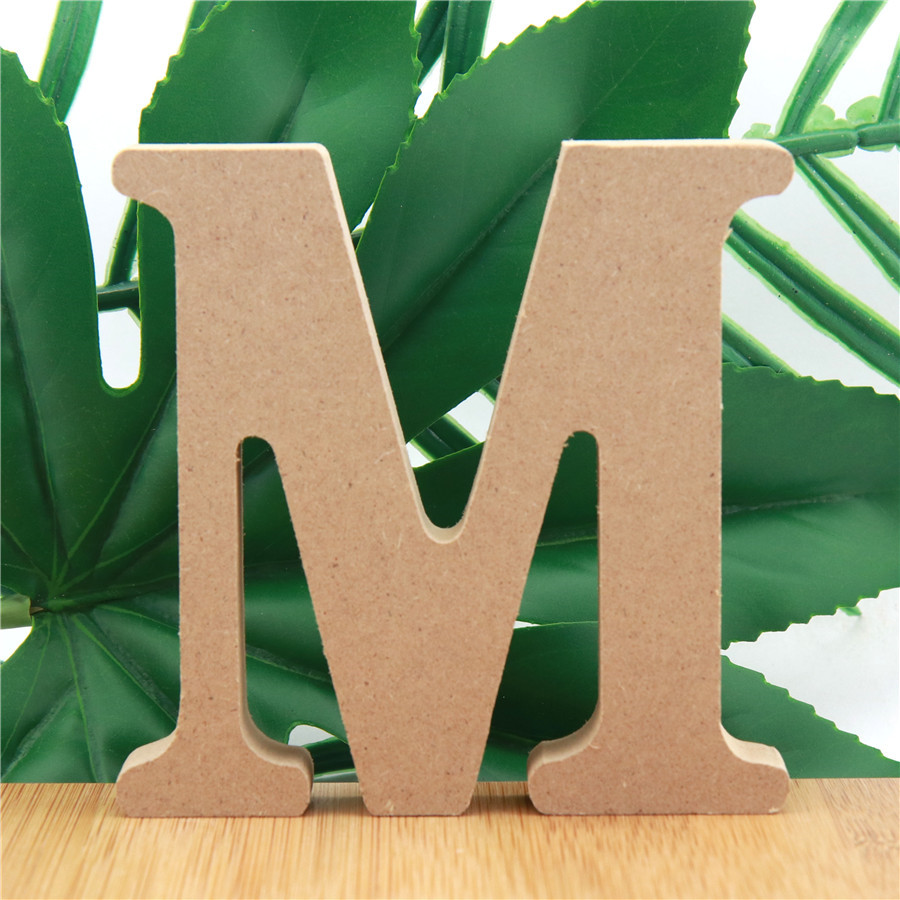 1pc 10cm Wood Color Wooden Let - Art Craft Letter A recension och pris