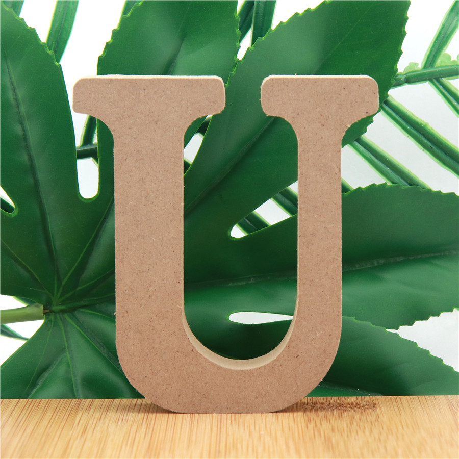 1pc 10cm Wood Color Wooden Let - Art Craft Letter A recension och pris