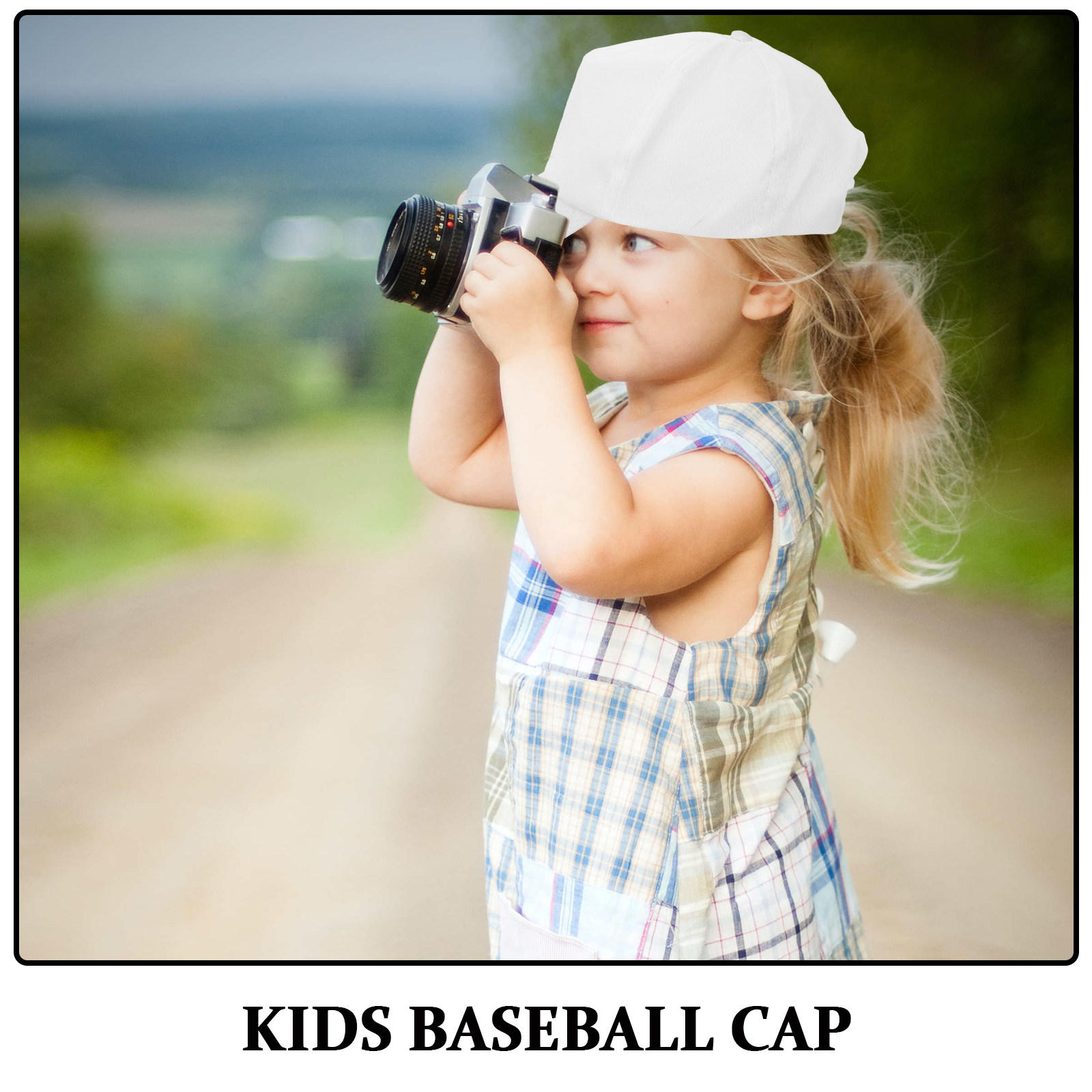 1Set Kids Baseball Cap Plain W - Art Craft Toddler recension och pris