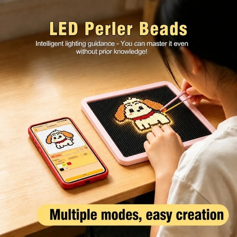 Electronic Fuse Beads Pegboard - Art Craft App recension och pris