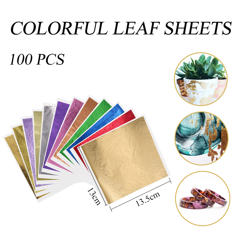 13x13.5cm Black Foil Paper Gol - Art Craft With Leaves recension och pris