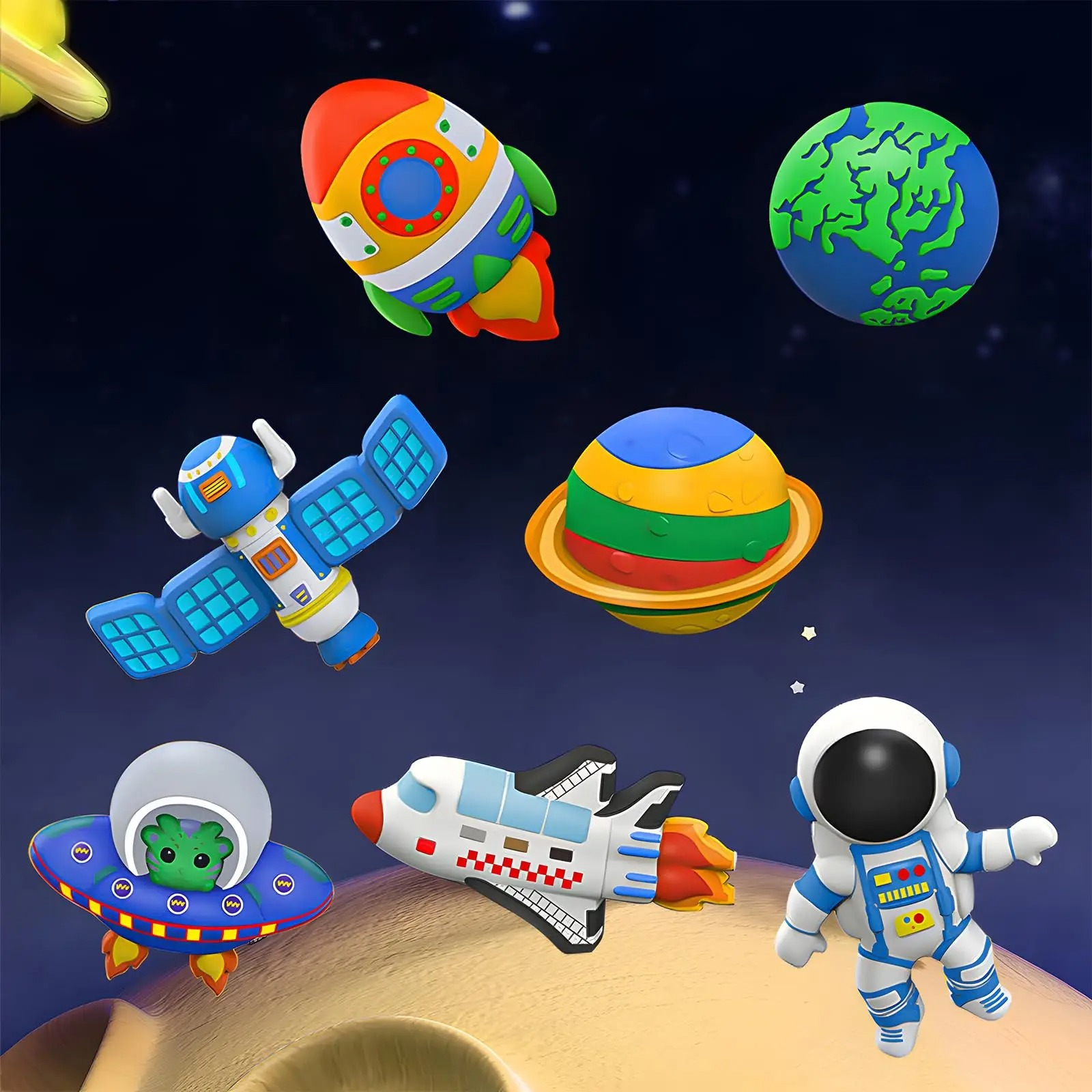 Space DIY Gypsum Kit for Kids  - Art Craft Toddler recension och pris