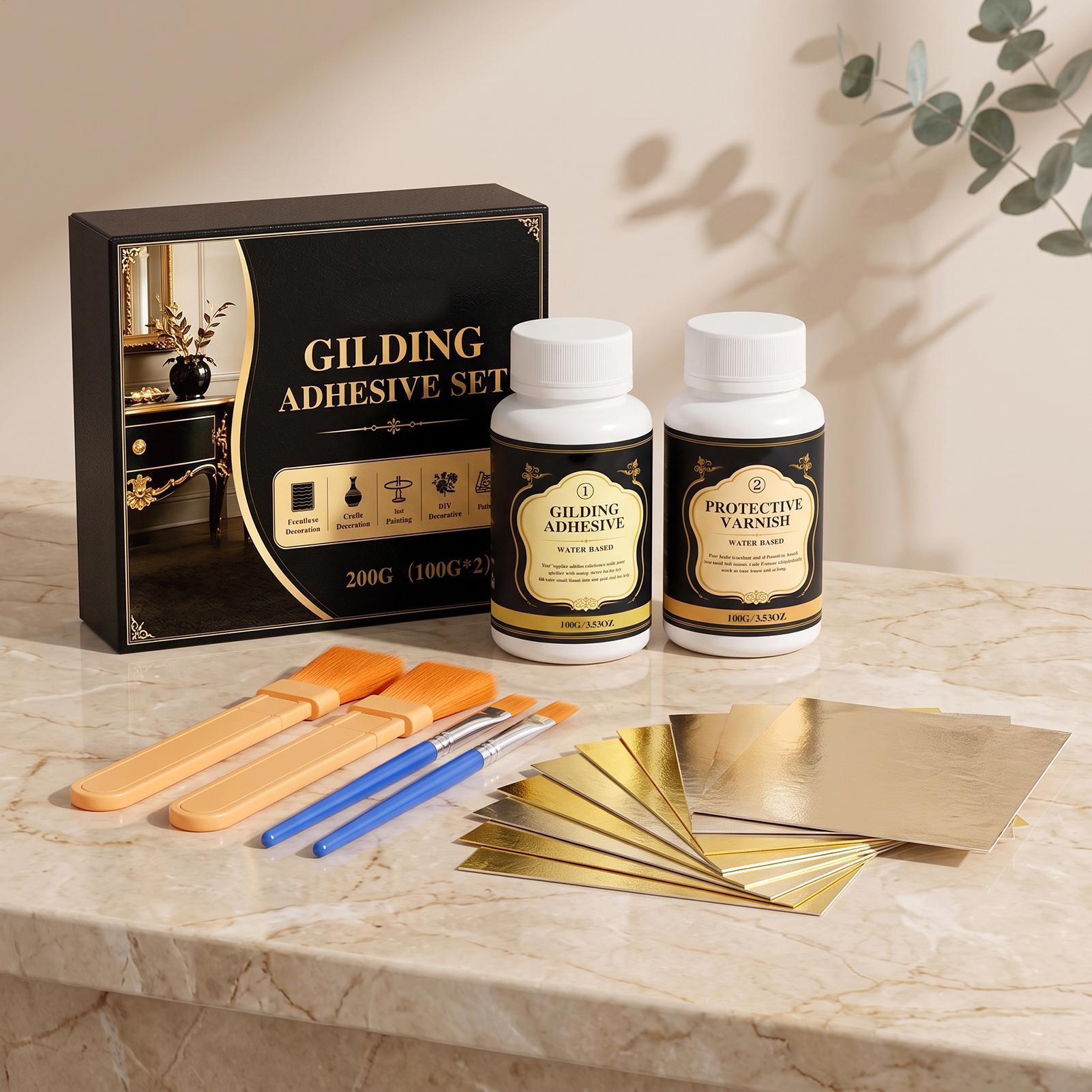 Gilding Adhesive Water-Based L - Art Craft With Leaves recension och pris