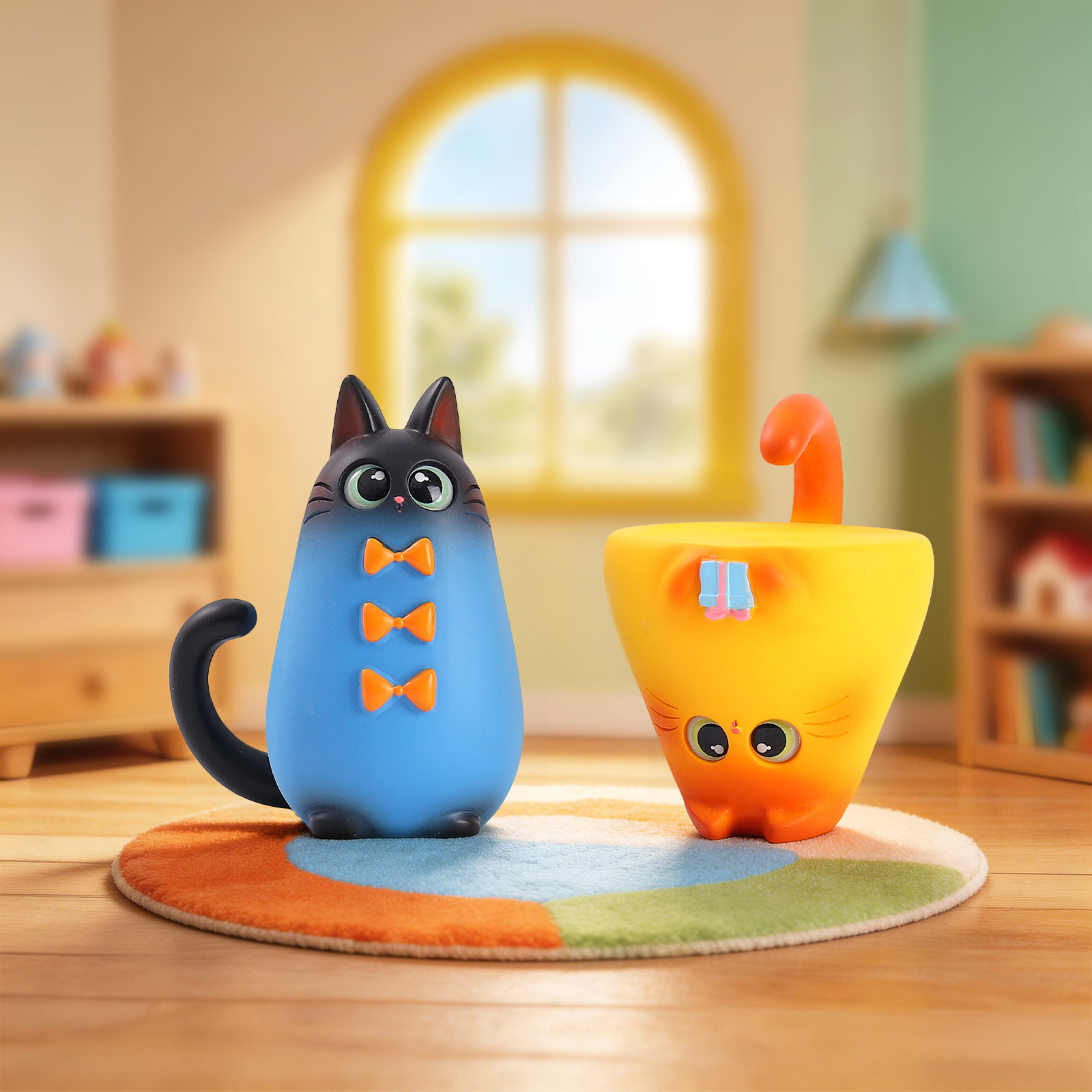 Blind Box Cat Figurine Resin C - Box Art And Craft recension och pris