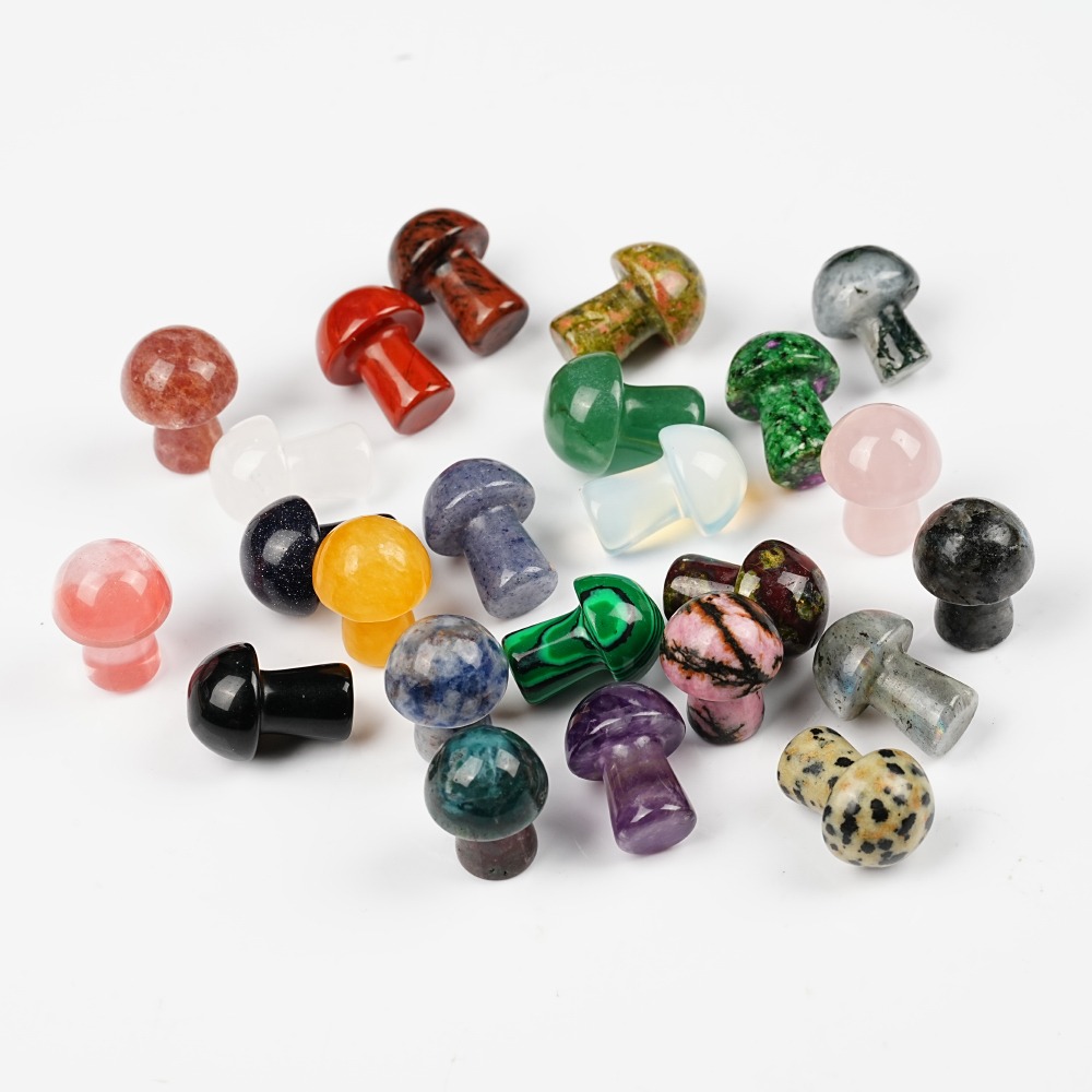 Natural Crystal Mushroom Gemst - Art And Craft Jungle recension och pris