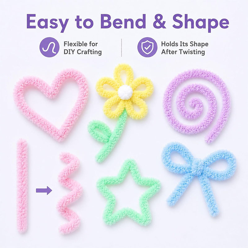 100CM 20MM Jumbo Plush Pipe Cl - Art Craft Jumbo recension och pris