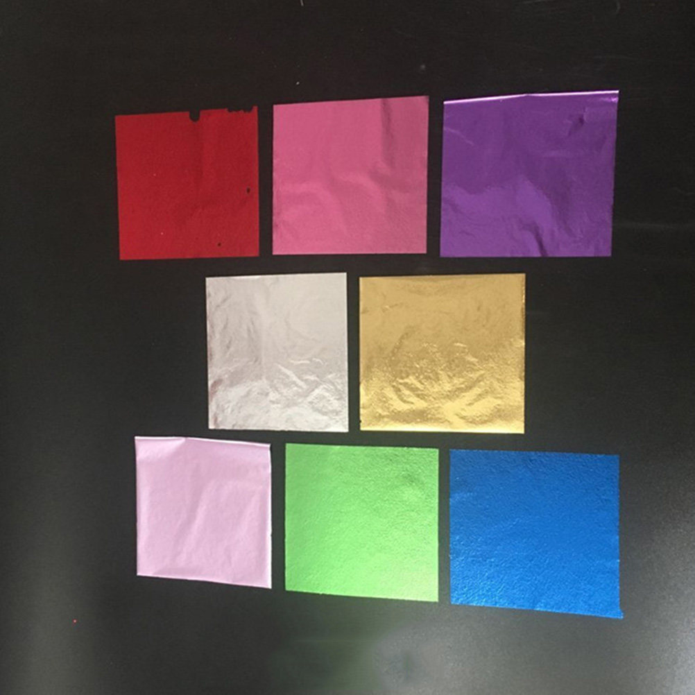 50Pcs 8x8.5cm Gold Leaf Sheets - Art Craft With Leaves recension och pris