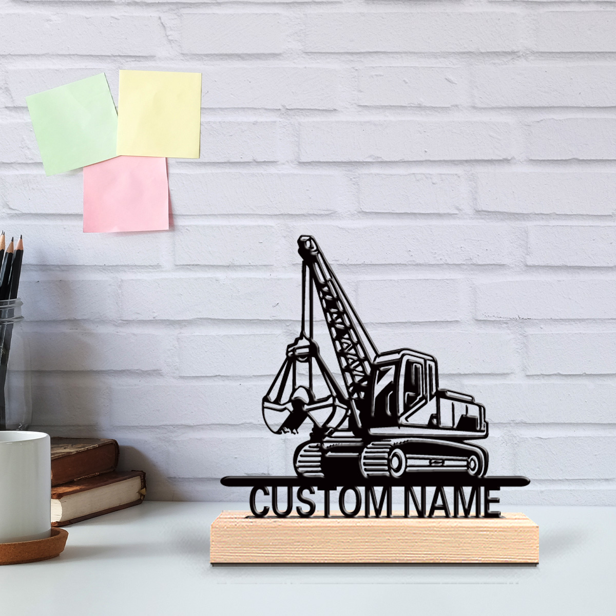 1pc tractor Customized Letter  - Art Craft Us recension och pris