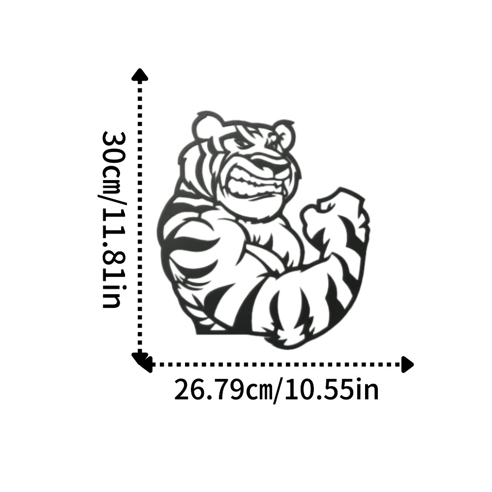 CIFBUY Metal Wall Art Fierce T - Art And Craft Jungle recension och pris
