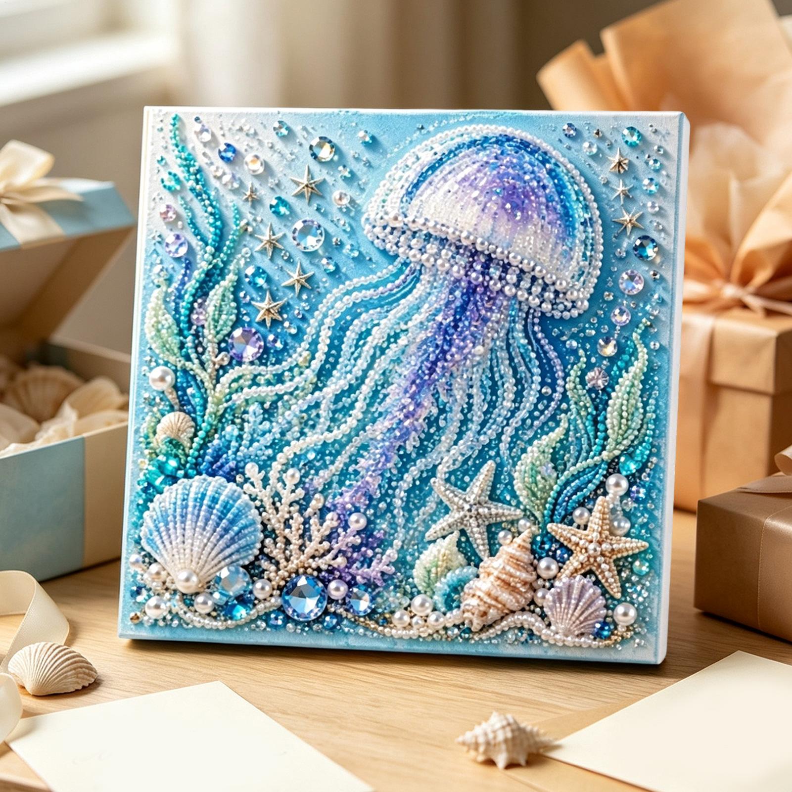 DIY Ocean Themed Pearl Craft K - Art Craft Jellyfish recension och pris