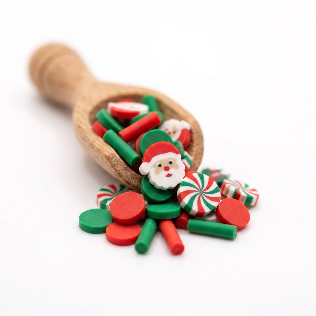 250pcs Christmas Polymer Clay  - Art Craft New Year recension och pris