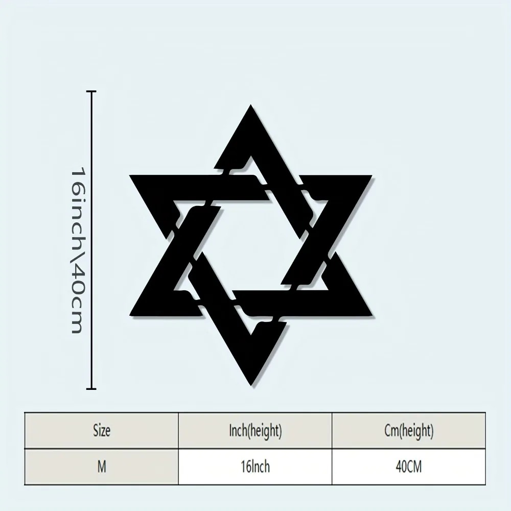 CIFBUY Metal Wall Art Star of  - Art Craft Us recension och pris