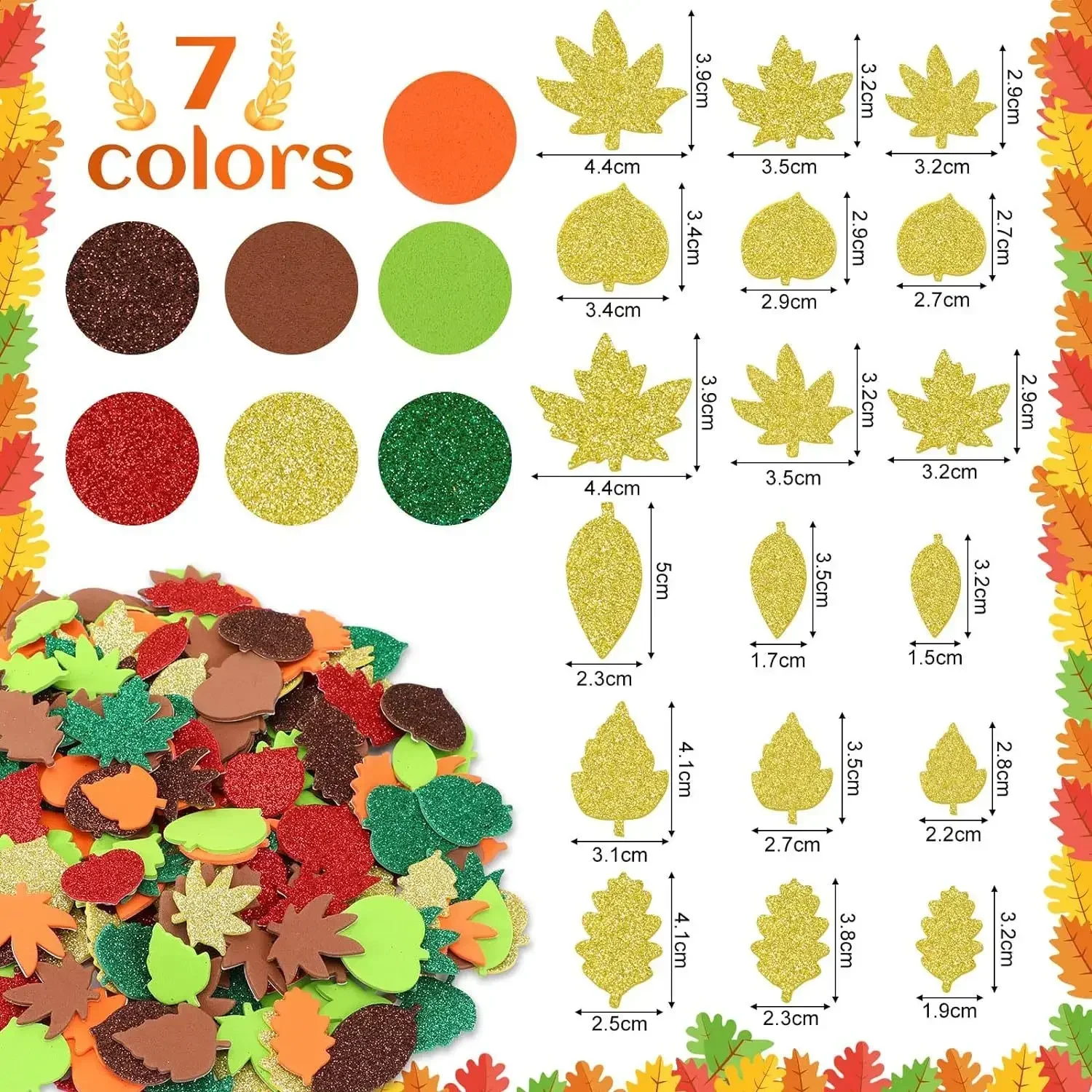 Thanksgiving, Fall Craft Kit F - Art Craft With Leaves recension och pris