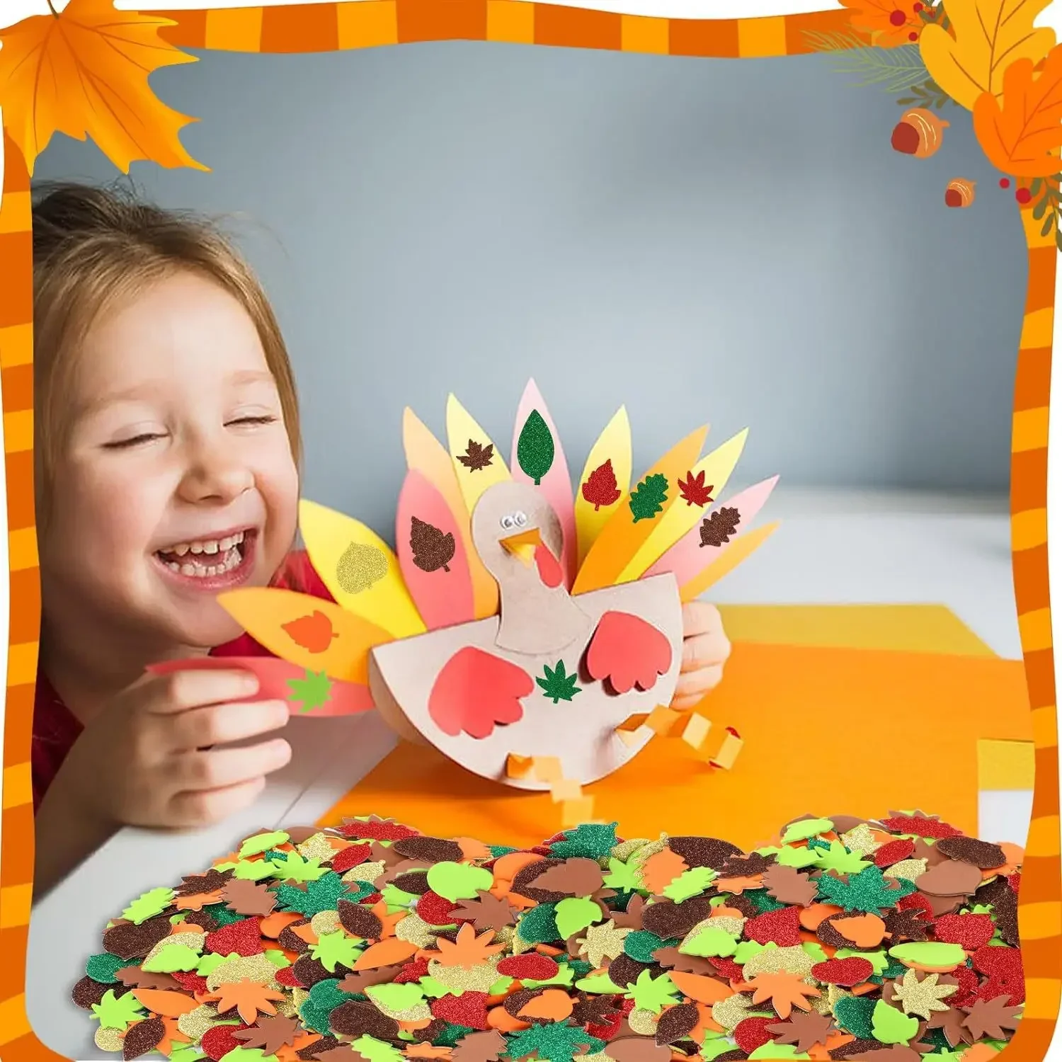 Thanksgiving, Fall Craft Kit F - Art Craft With Leaves recension och pris