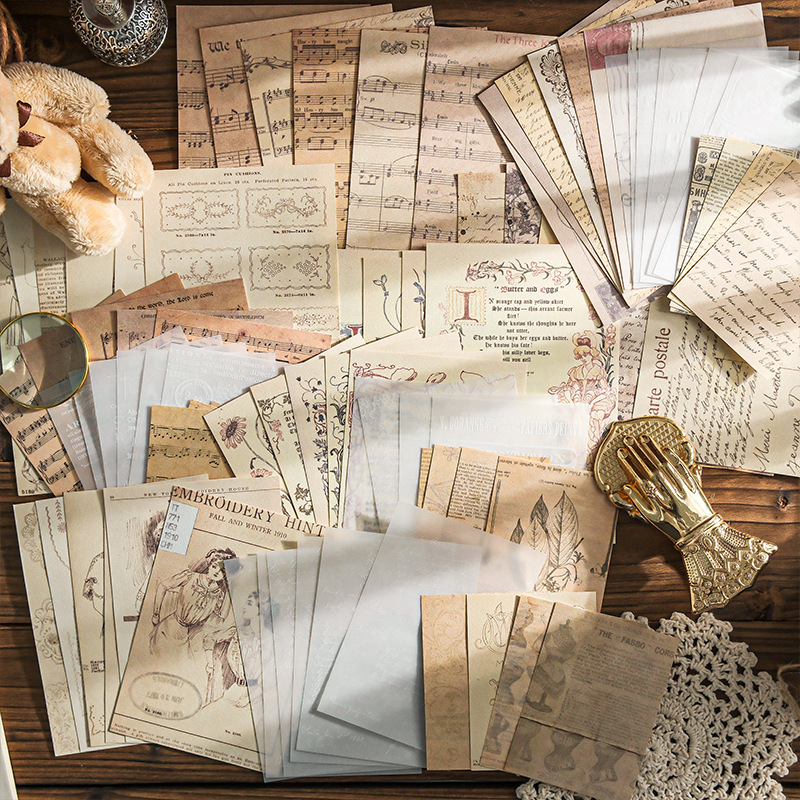 Vintage Scrapbooking Craft Pap - Art Craft Background recension och pris
