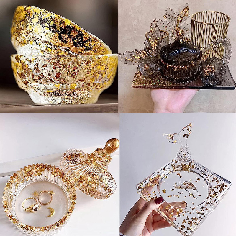 200Pcs Golden Leaf Foil Leaf S - Art Craft With Leaves recension och pris