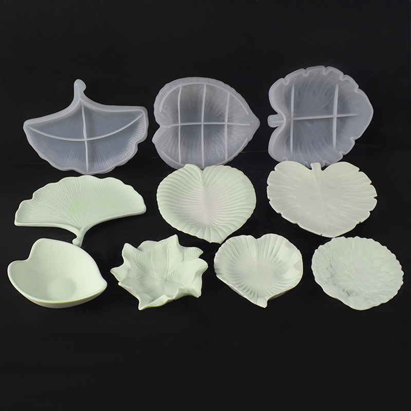 Plaster Cement DIY Leaf Dish M - Art Craft With Leaves recension och pris