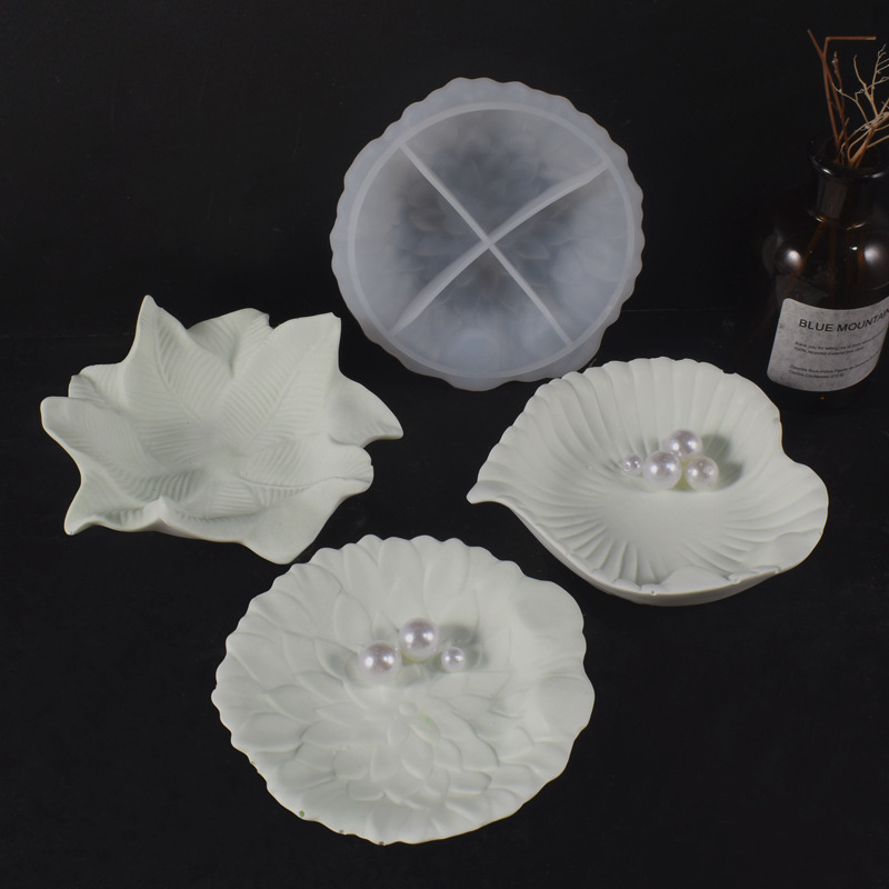 Plaster Cement DIY Leaf Dish M - Art Craft With Leaves recension och pris