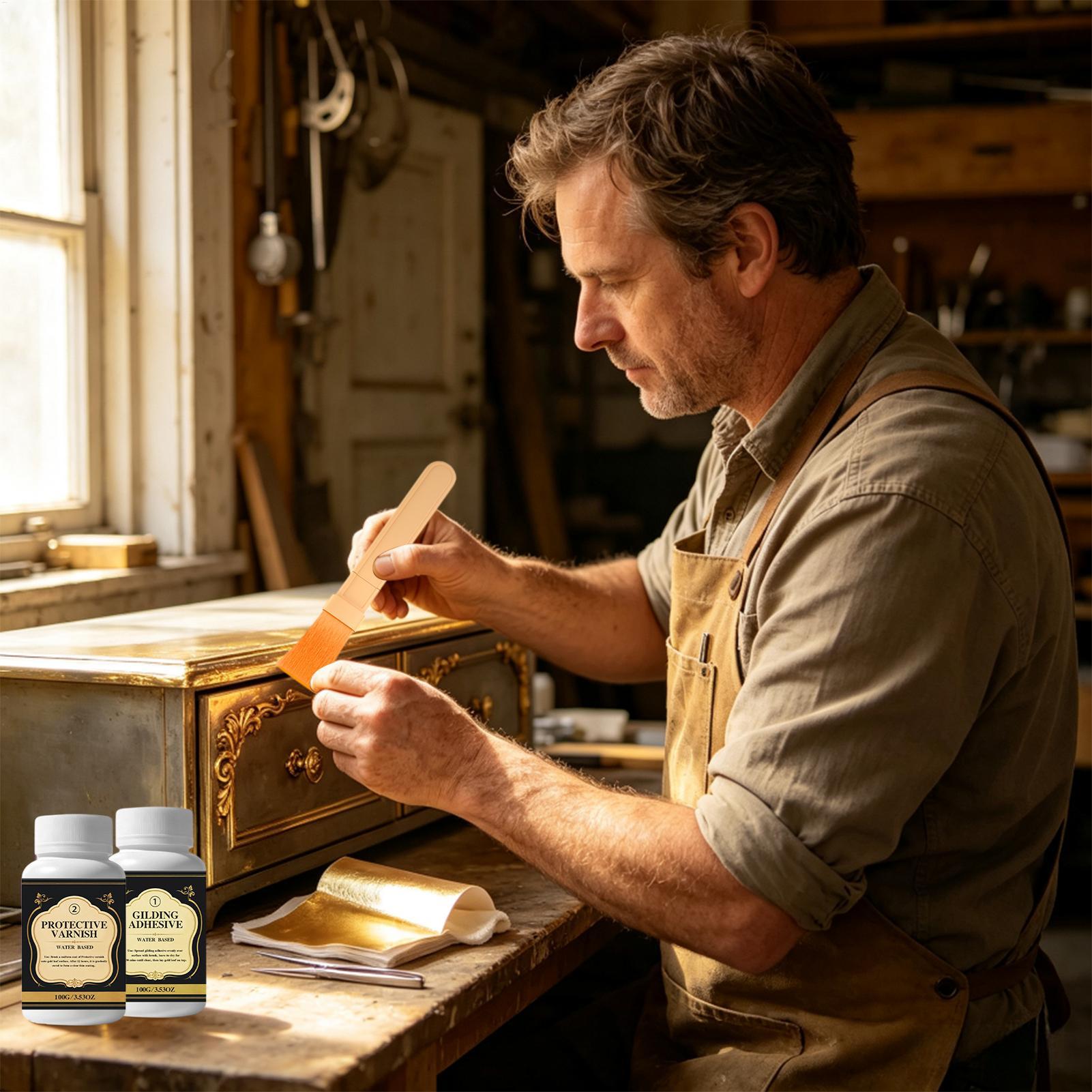 Gilding Adhesive Water-Based L - Art Craft With Leaves recension och pris
