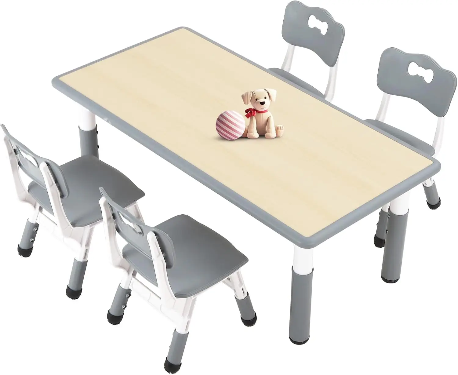 Kids Table and 4 Chairs Set fo - Art Craft Toddler recension och pris