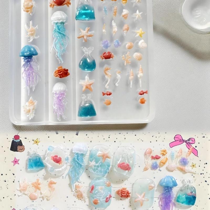 Manicure Mold For Nail Crafts; - Art Craft Jellyfish recension och pris