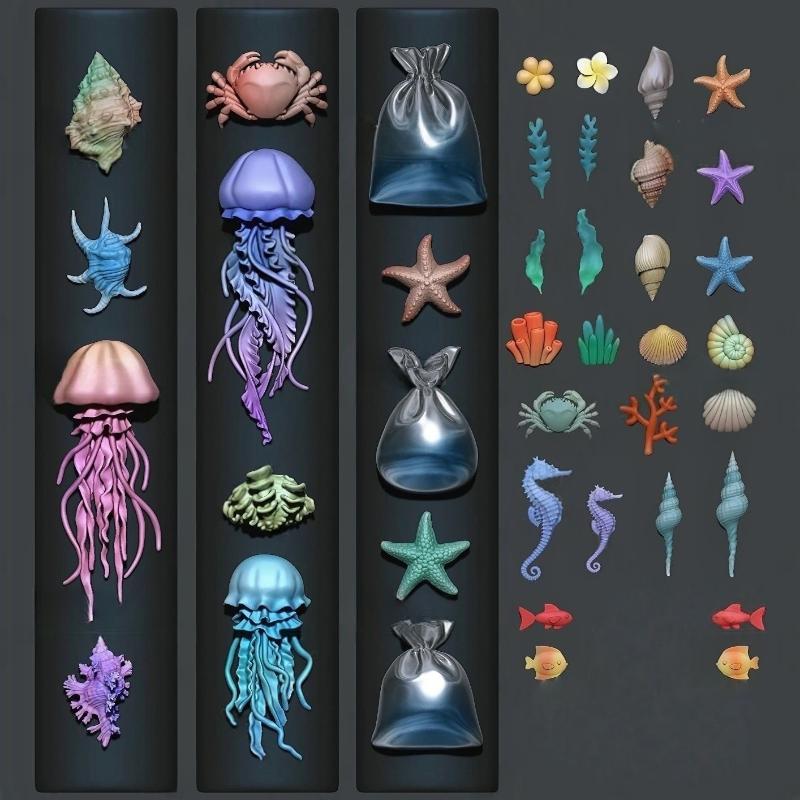 Manicure Mold For Nail Crafts; - Art Craft Jellyfish recension och pris