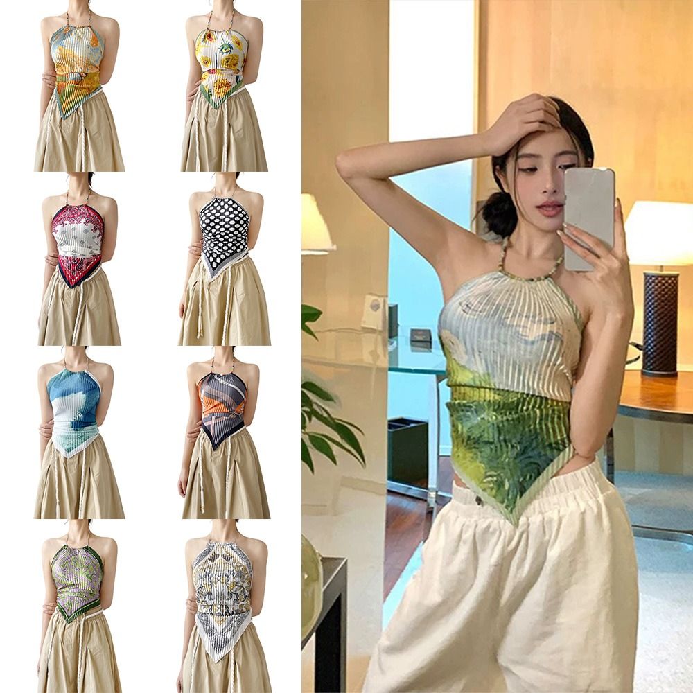 Fashion Aesthetic Print Bandag - Silk Painting Dye recension och pris