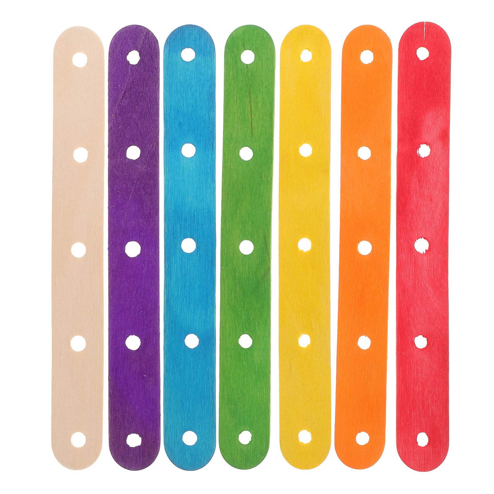 100Pcs Wood Craft Sticks Color - Art Craft Jumbo recension och pris