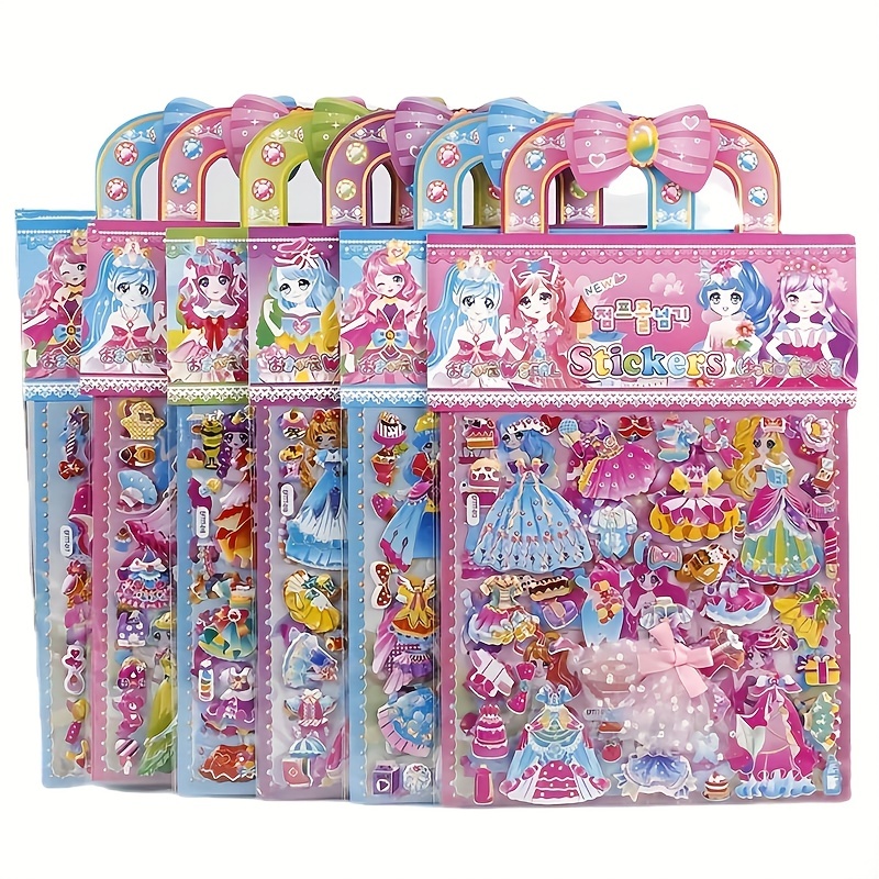 Princess Dress Up Puffy Sticke - Art Craft Toddler recension och pris