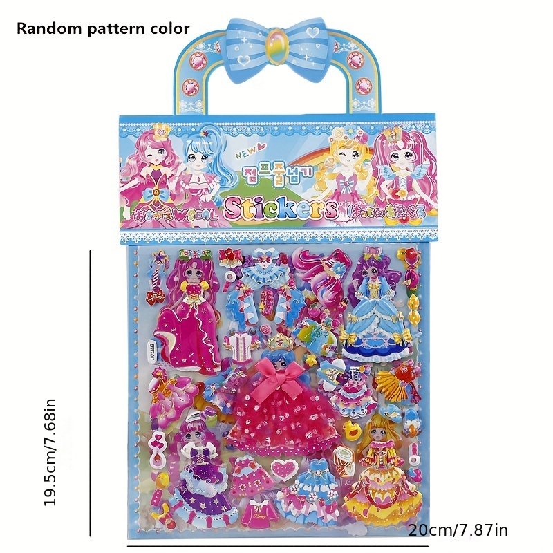 Princess Dress Up Puffy Sticke - Art Craft Toddler recension och pris