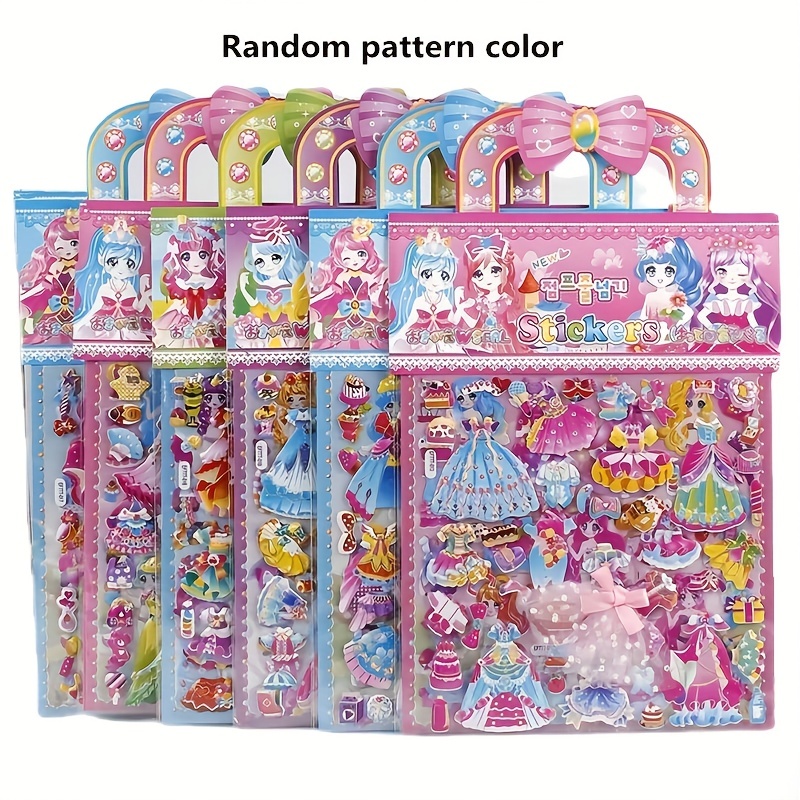 Princess Dress Up Puffy Sticke - Art Craft Toddler recension och pris